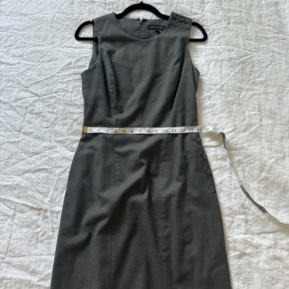 Banana Republic Sleeveless Side Button Sheath Dress (Size 4) - Picture 5 of 7